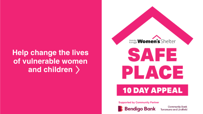 "Screenshot of the Safe Place appeal campaign image"