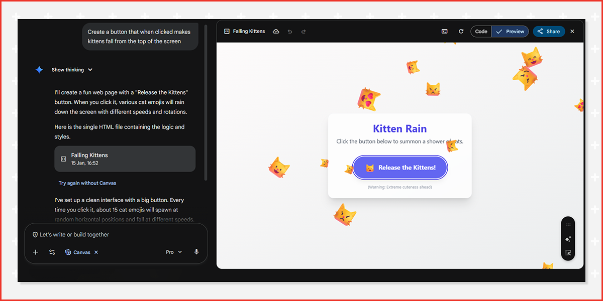 Gemini Kitten Generator