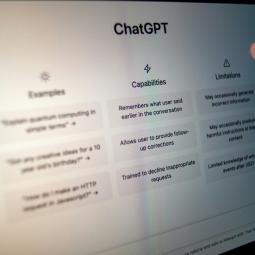 Image of the ChatGPT menu